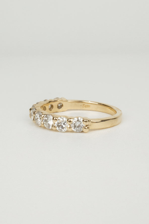 Quin Wedding Band- 3mm Stones