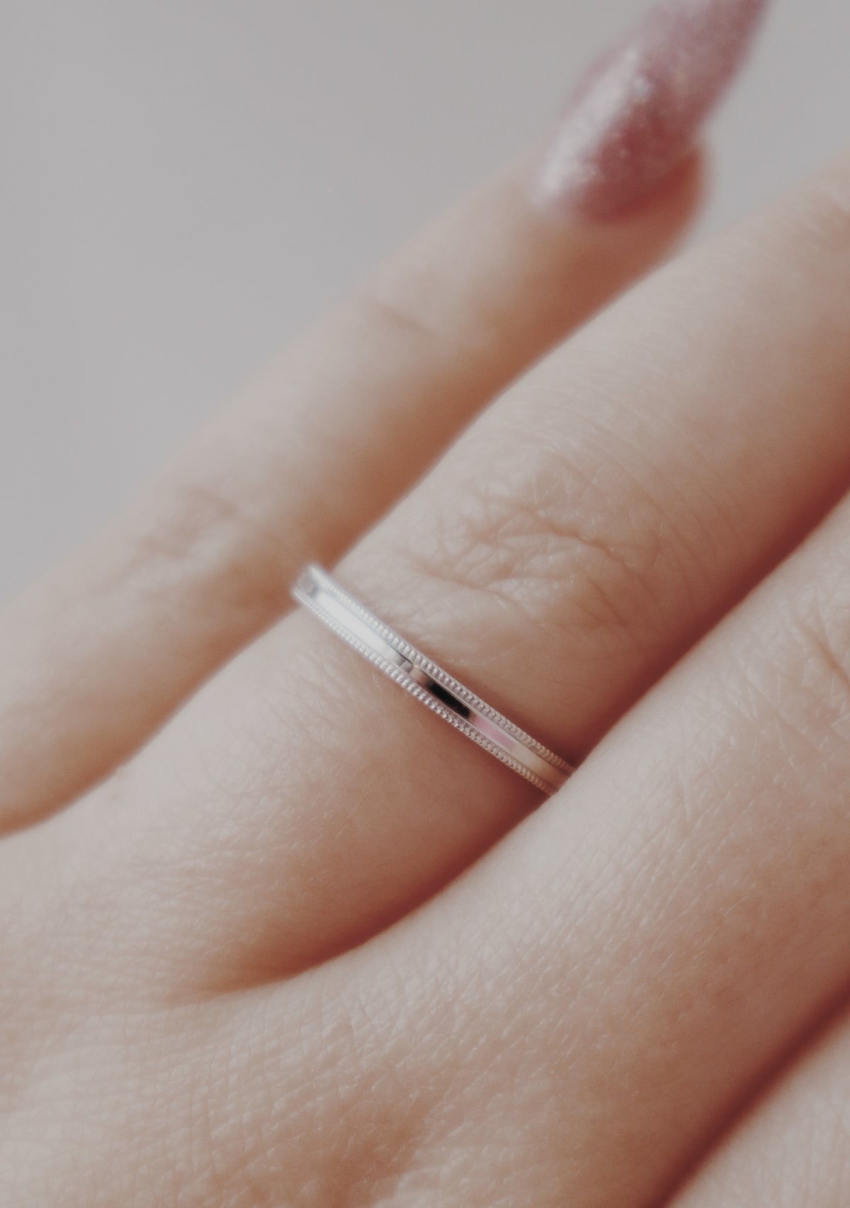 Women’s Parker Wedding Band - White Gold