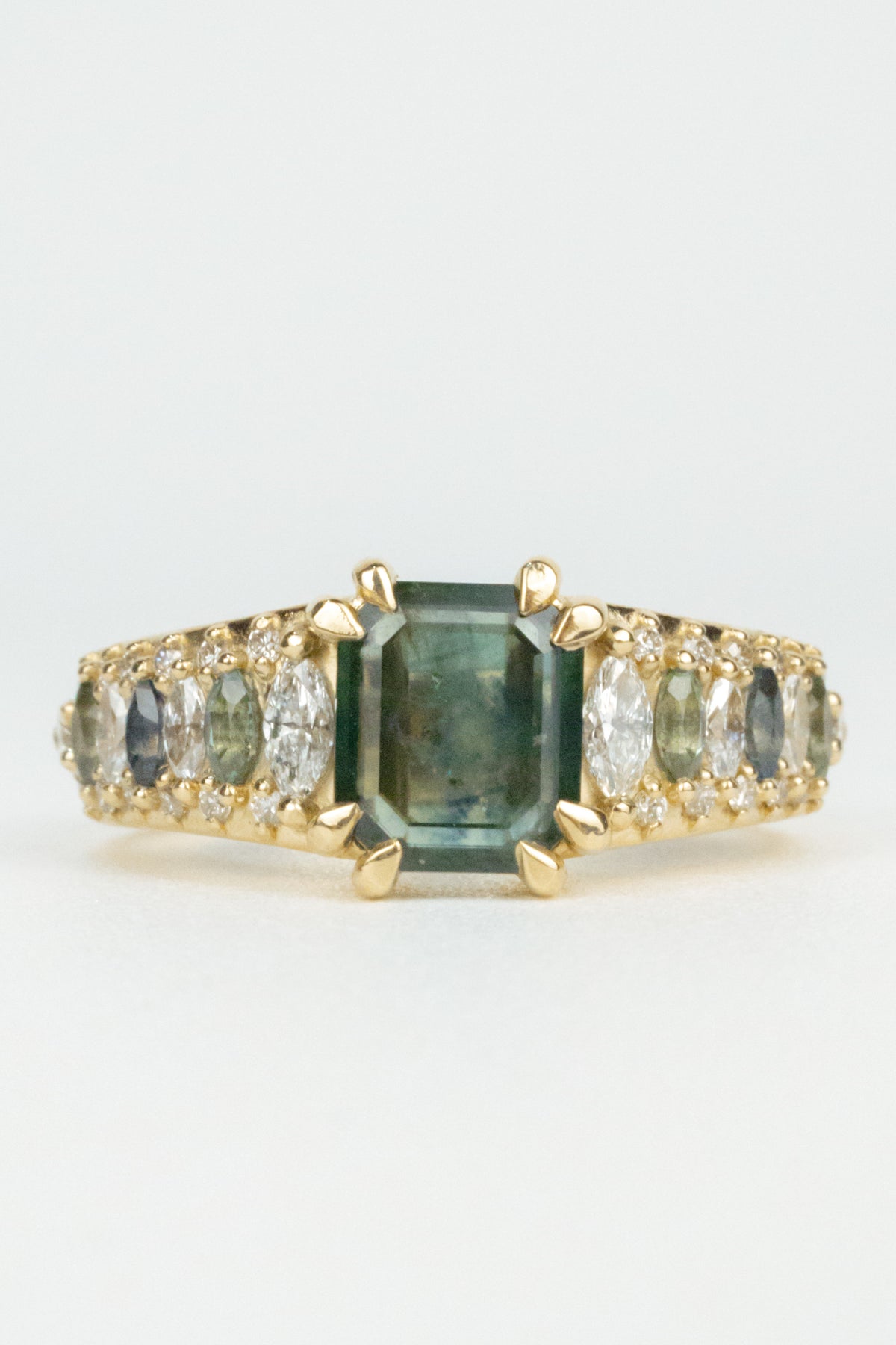 Madden Engagement Ring- 1.6ct Natural Portrait Sapphire