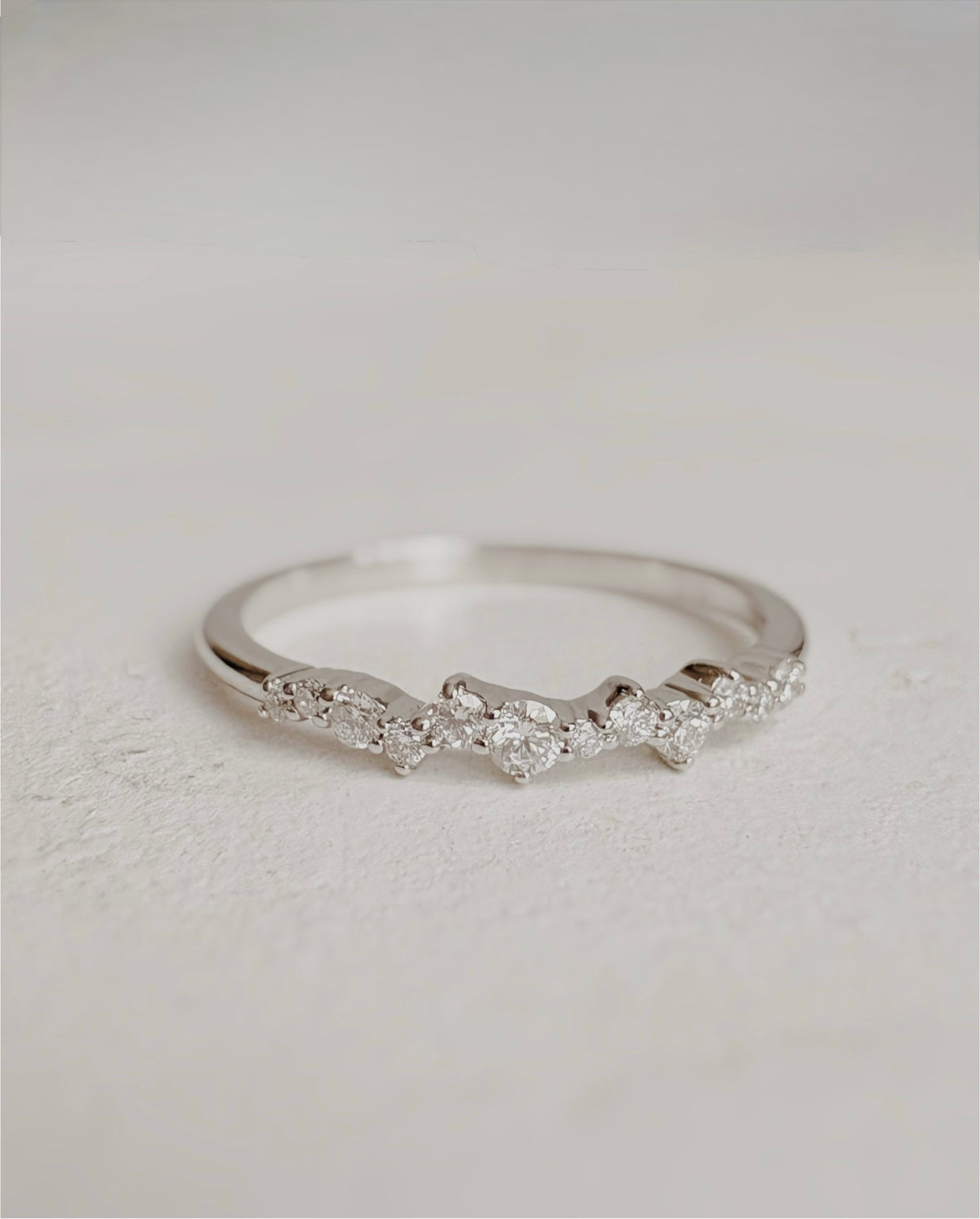 Diamond Confetti Wedding Ring