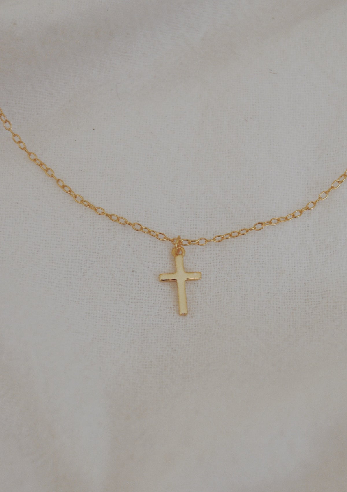 Beloved Dainty Cross Necklace