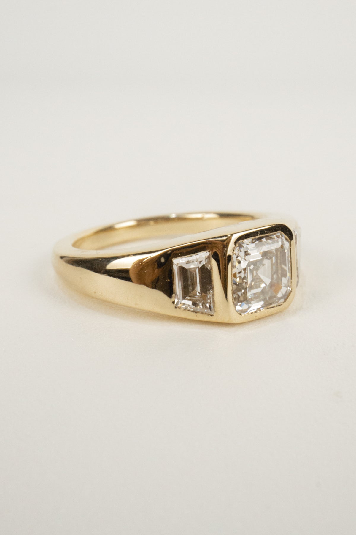 Rowan Engagement Ring- Asscher Signet 1.75ctw