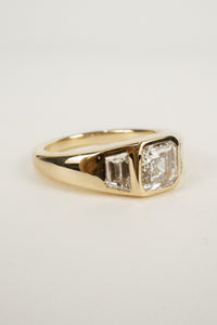 Rowan Engagement Ring- Asscher Signet 1.75ctw