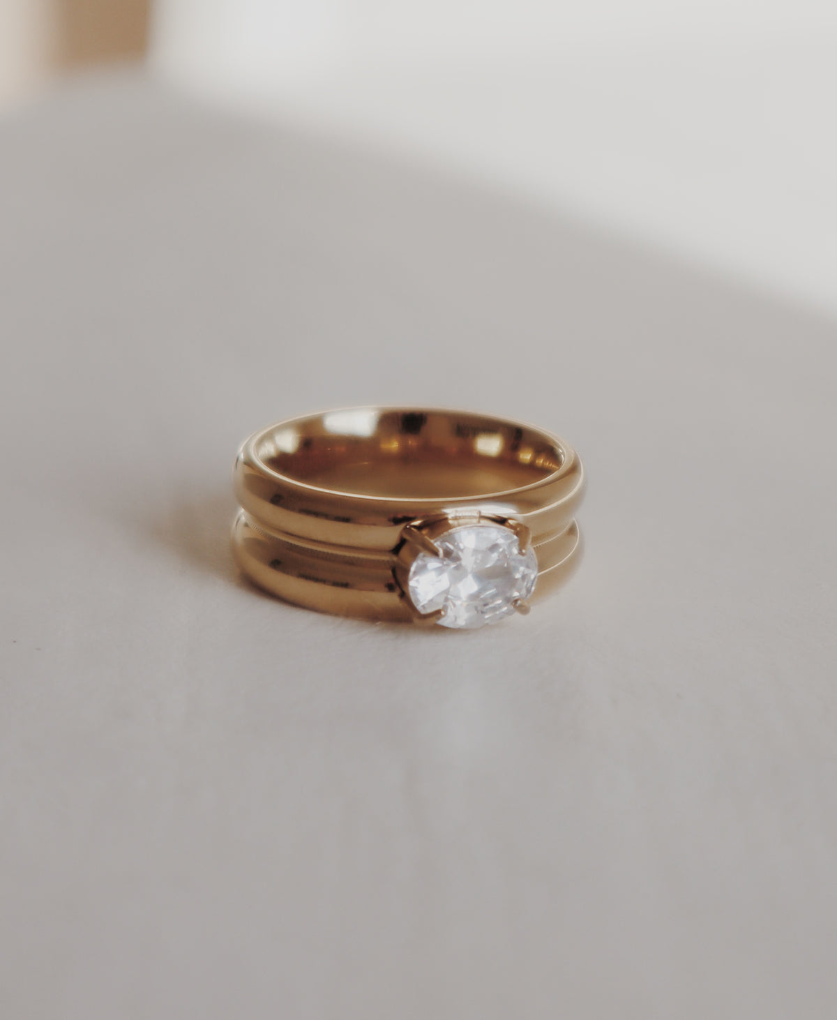 Freja Chunky Oval Ring