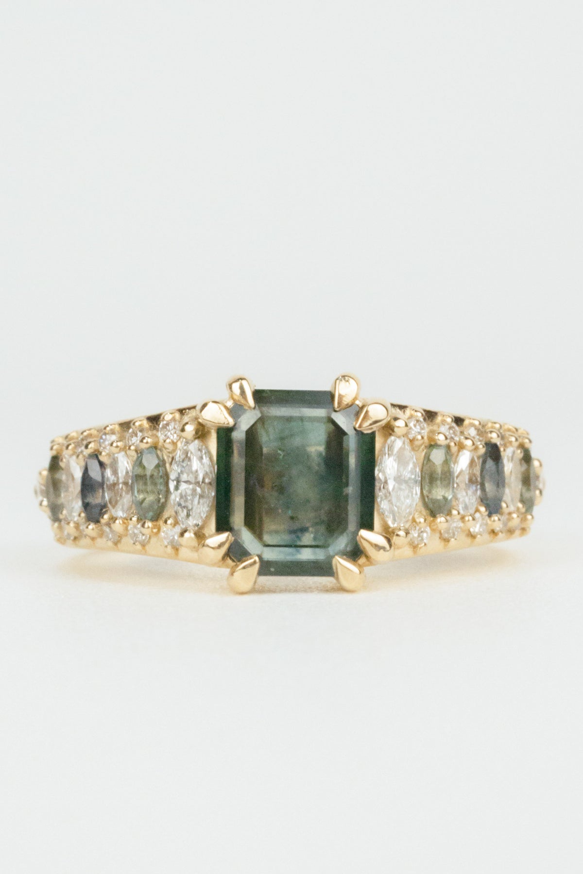 Madden Engagement Ring- 1.6ct Natural Portrait Sapphire