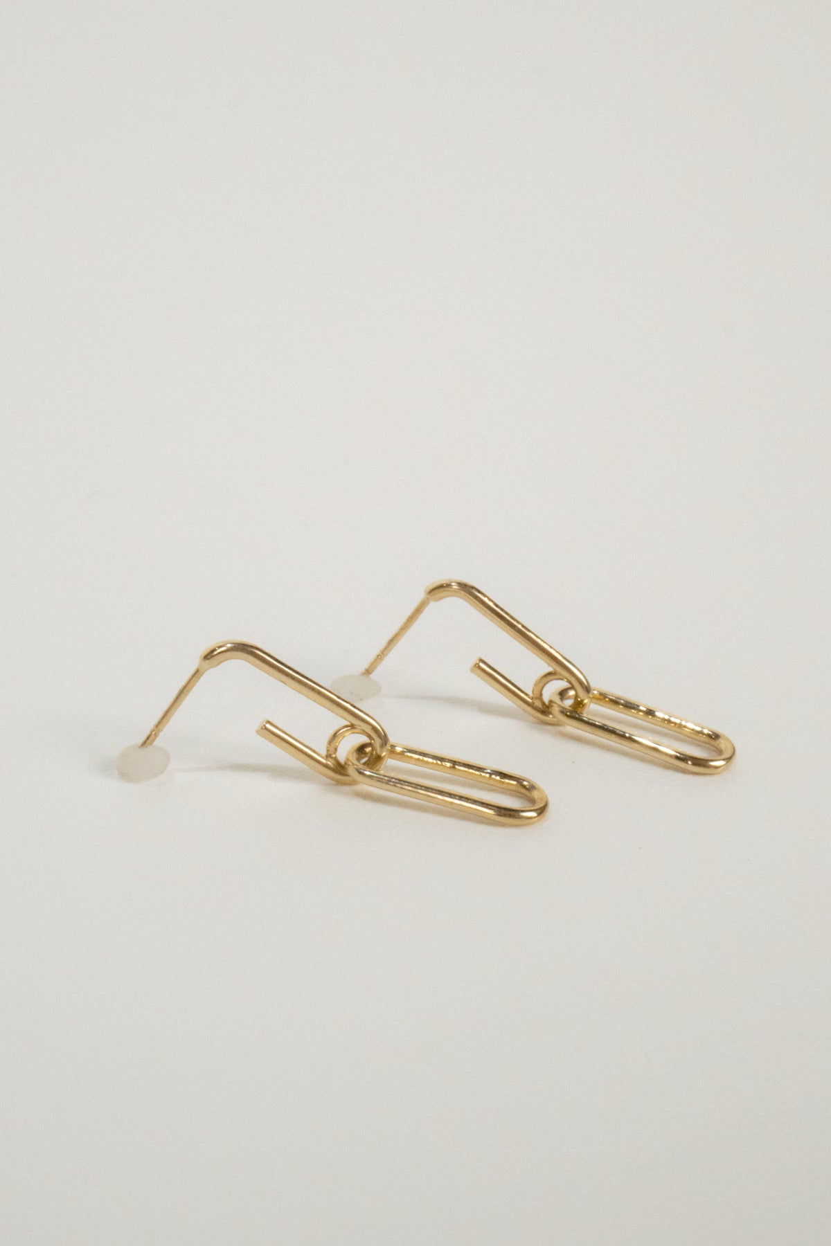 10k Margo Paperclip Earrings