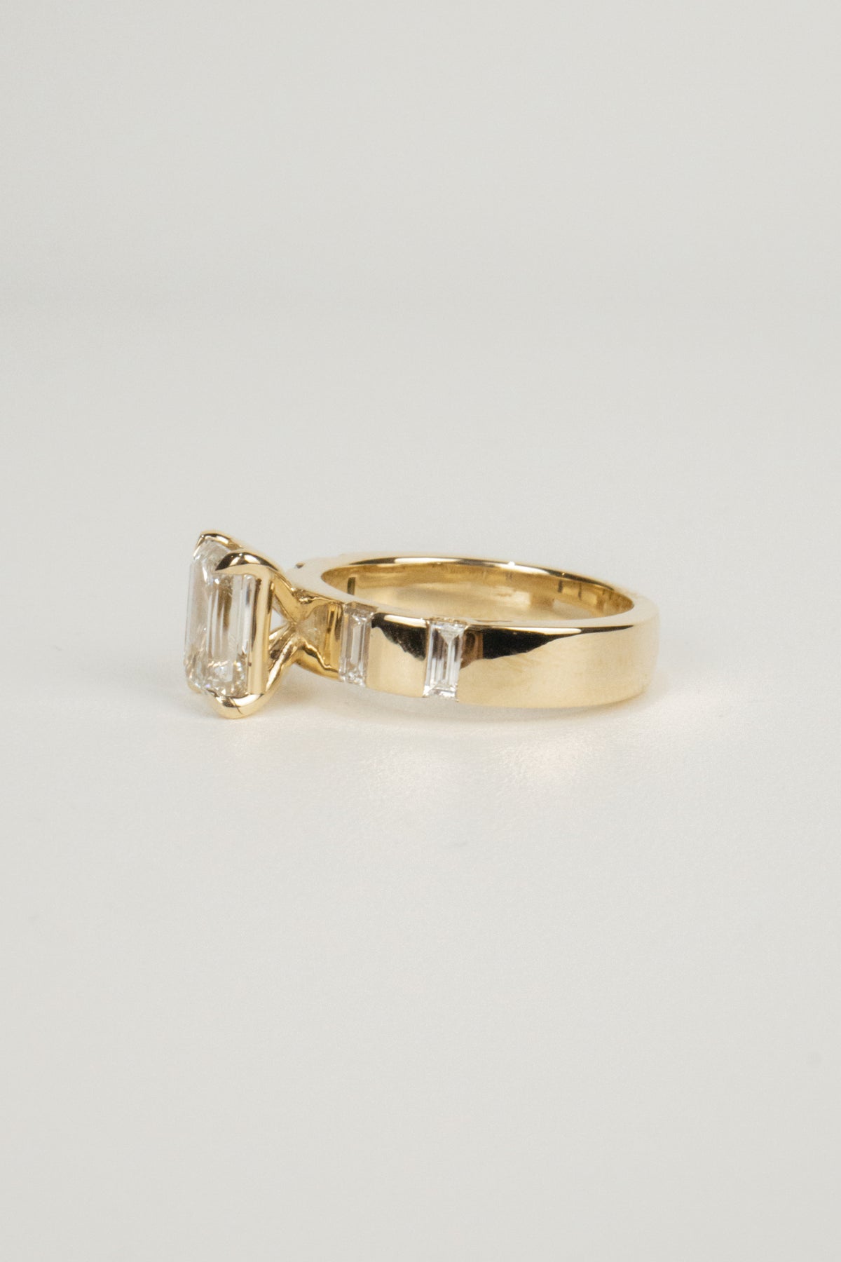 Briar Engagement Ring- 2ct Emerald Cut