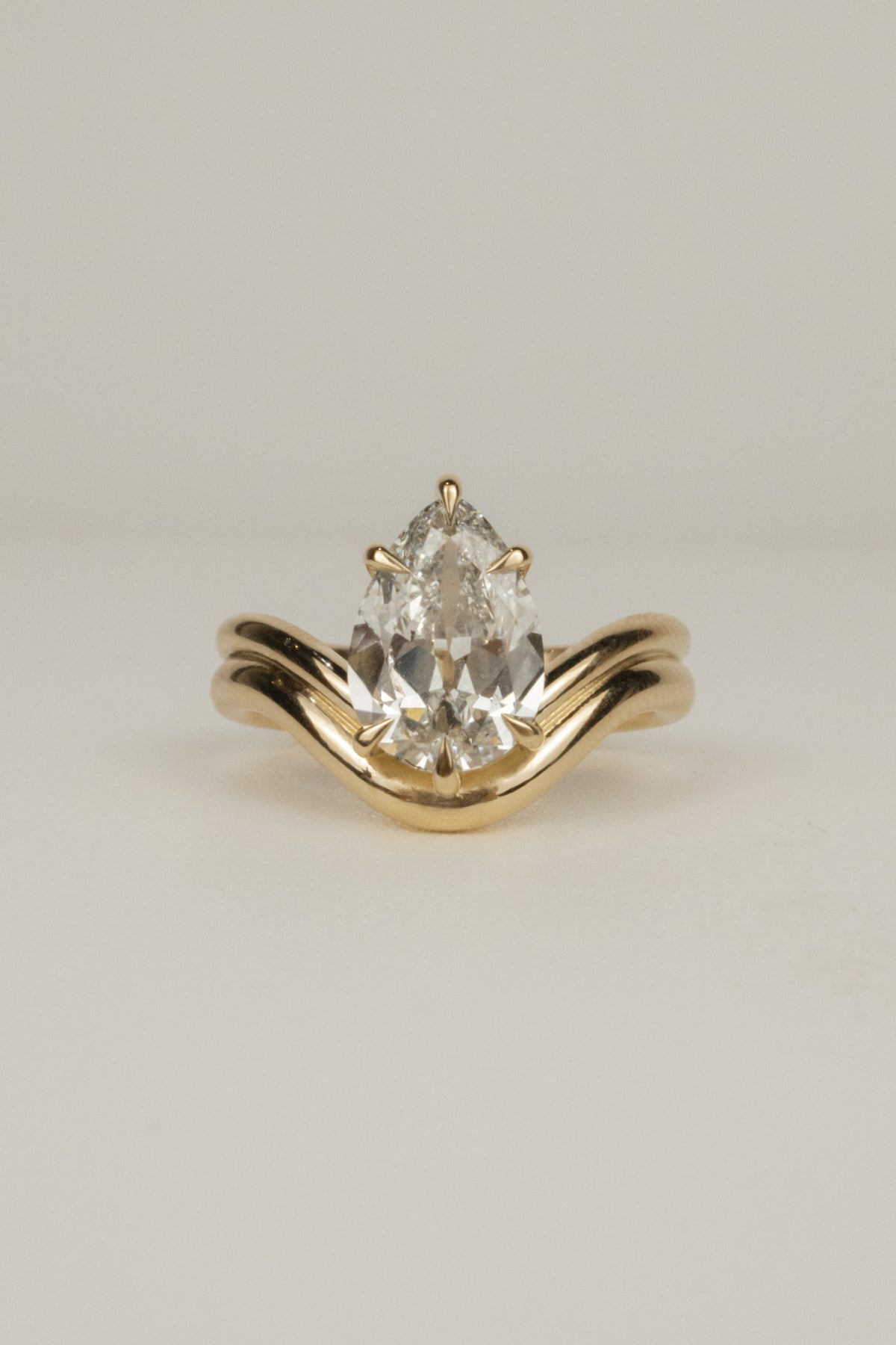 Tyler Engagement Ring- 2.5ct Antique Pear