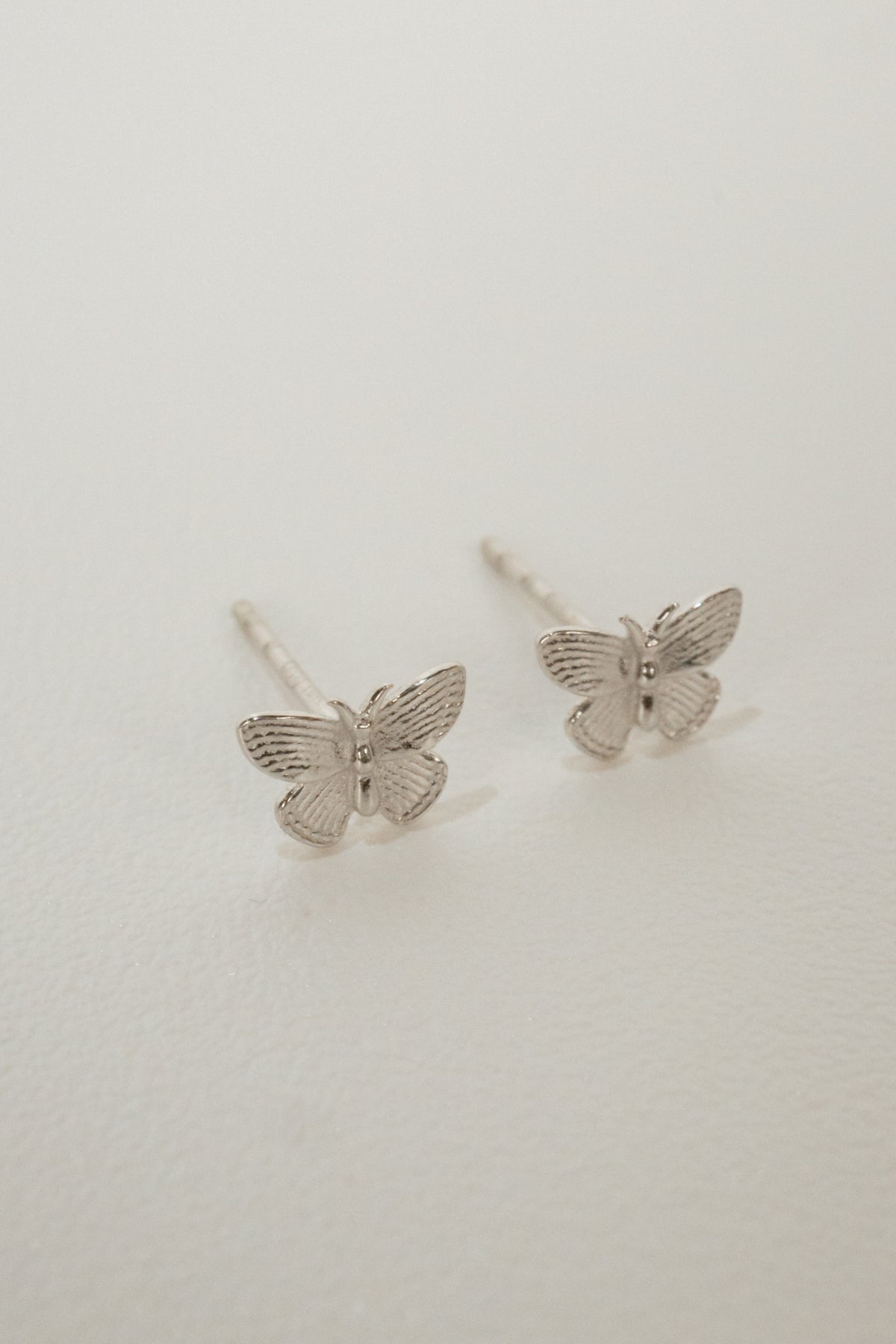 10K Butterfly Stud Earrings