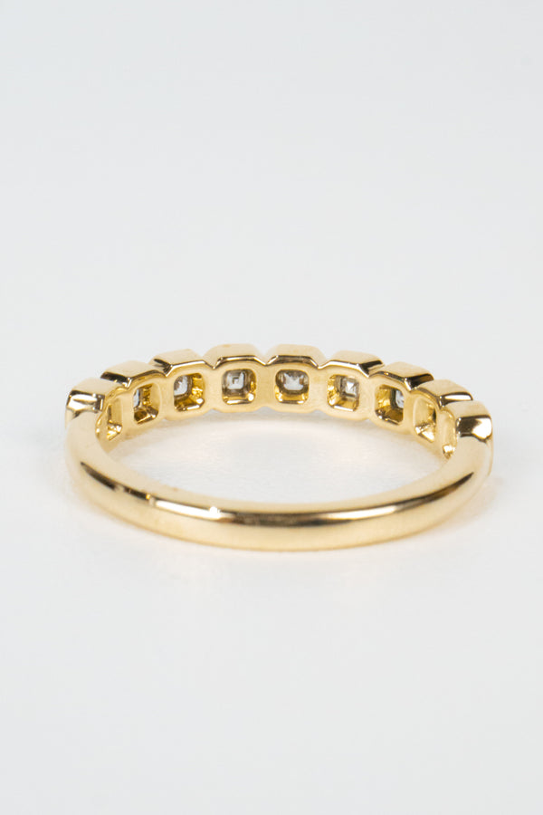 Palmer Wedding Band- Asscher Diamonds