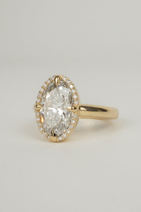 Baylor Engagement Ring- 3.75ct Oval