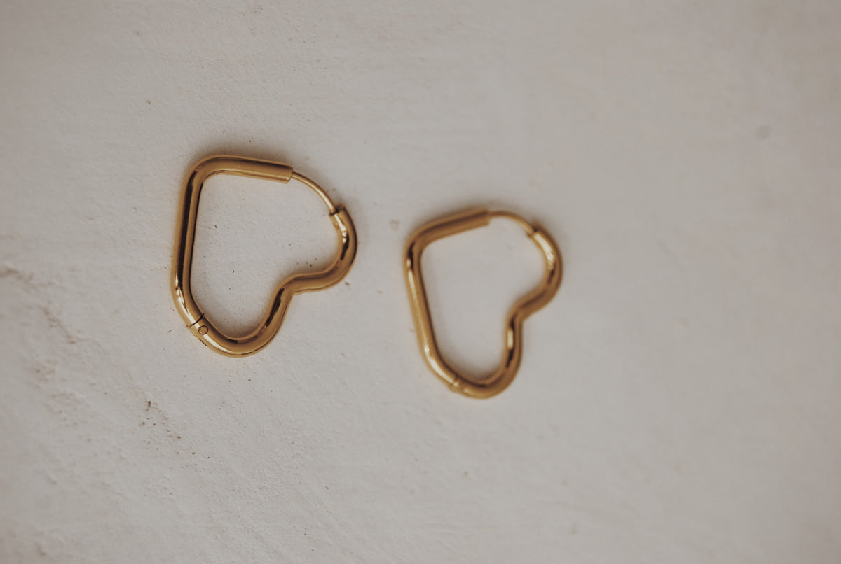 Lover Heart Hoop Earrings