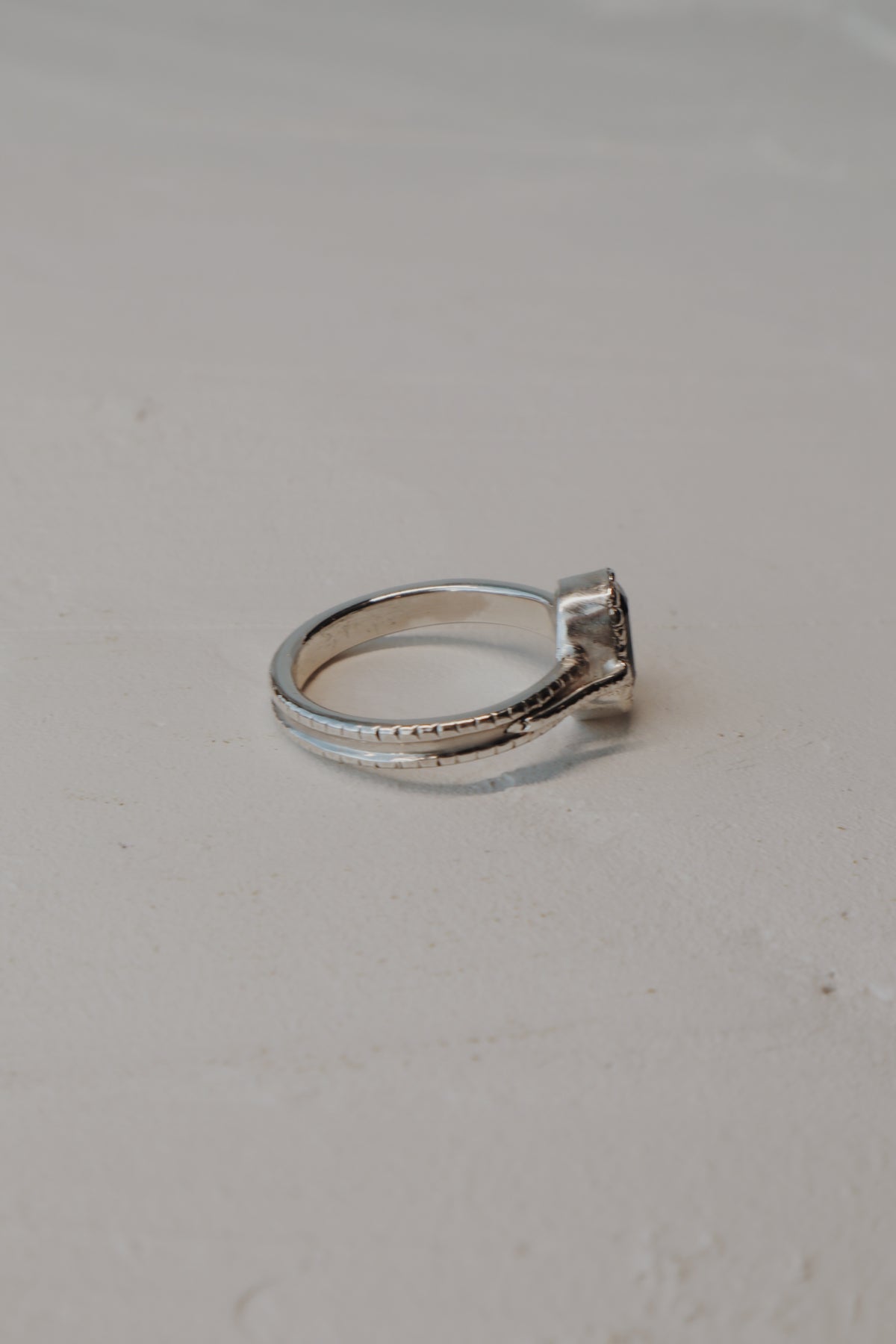 Harriet Vintage-inspired Blue Topaz Ring