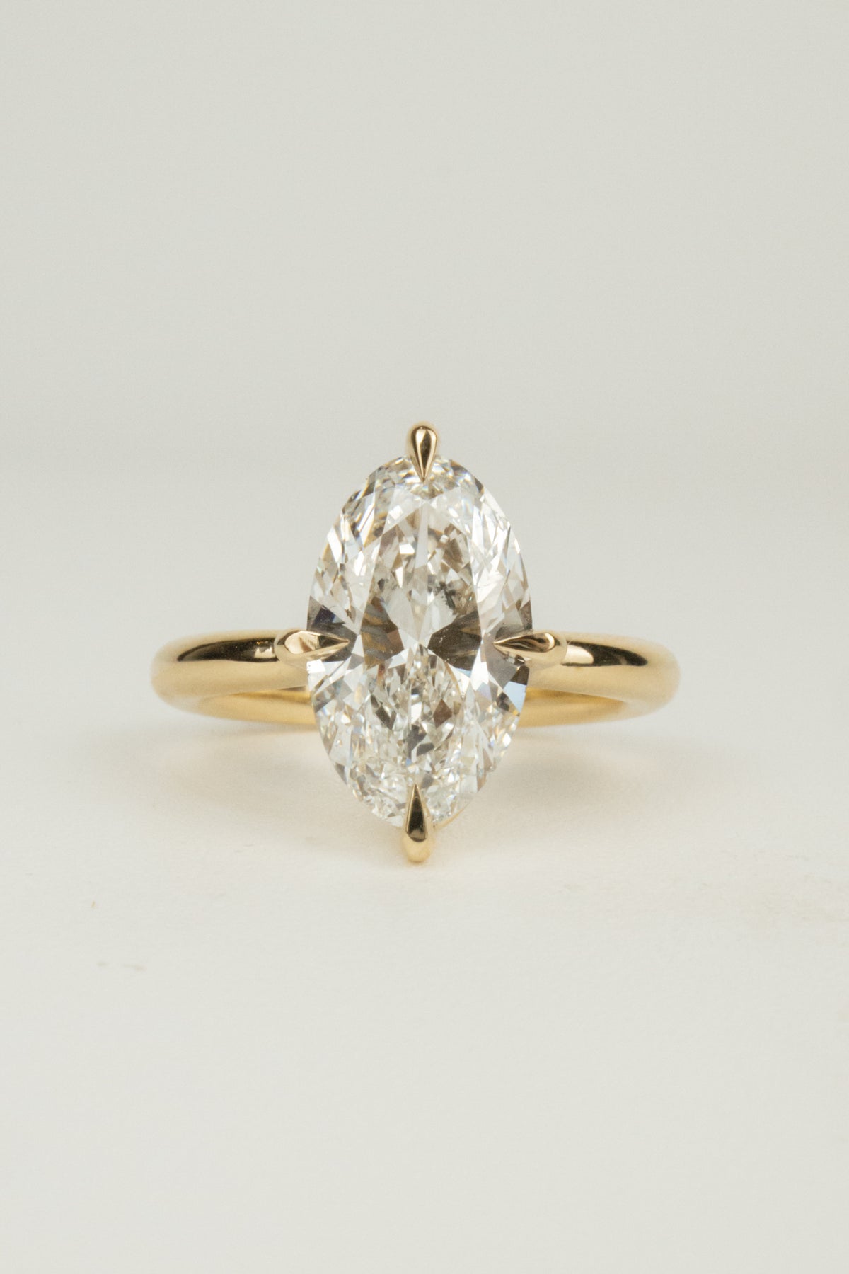Lachlyn Engagement Ring- 4ct Elongated Oval