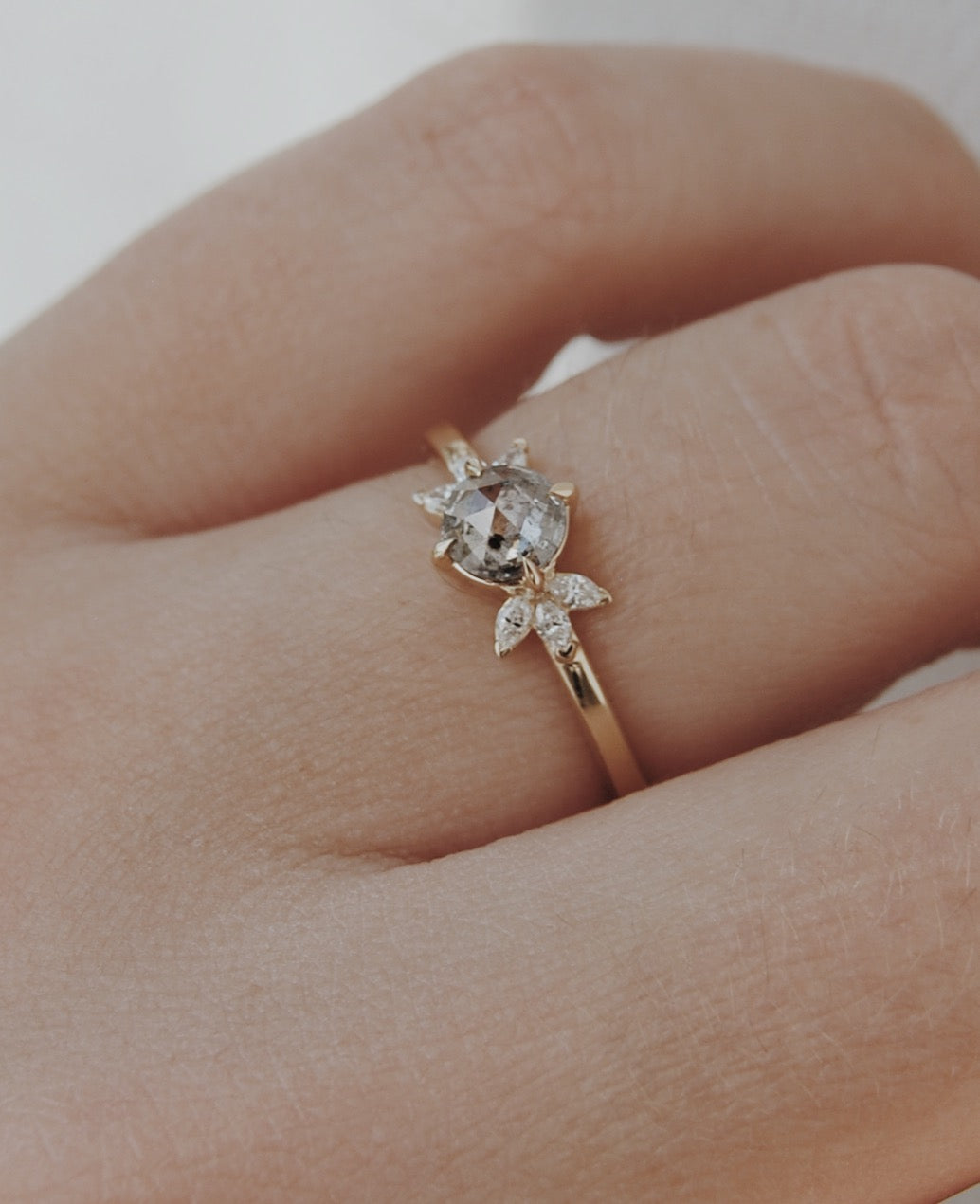 Auden Salt & Pepper Engagement Ring