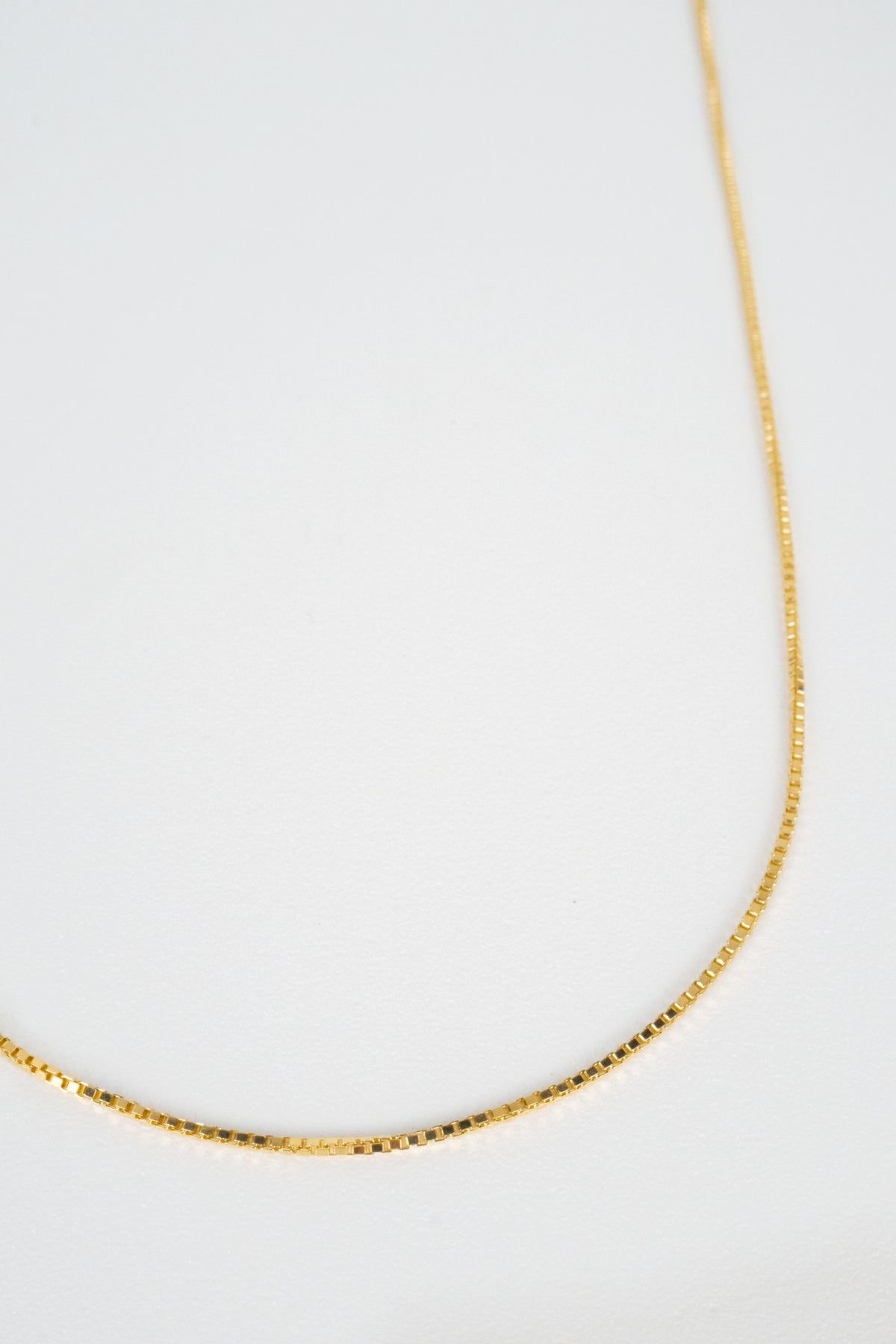 10K Marlow Box Chain Necklace