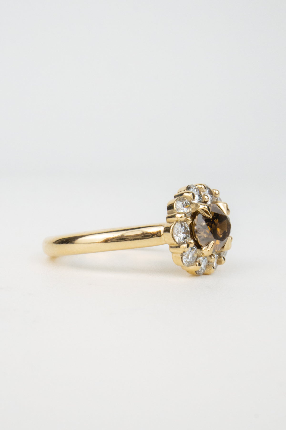 Iverson Engagement Ring- 2.2ctw Brown Diamond