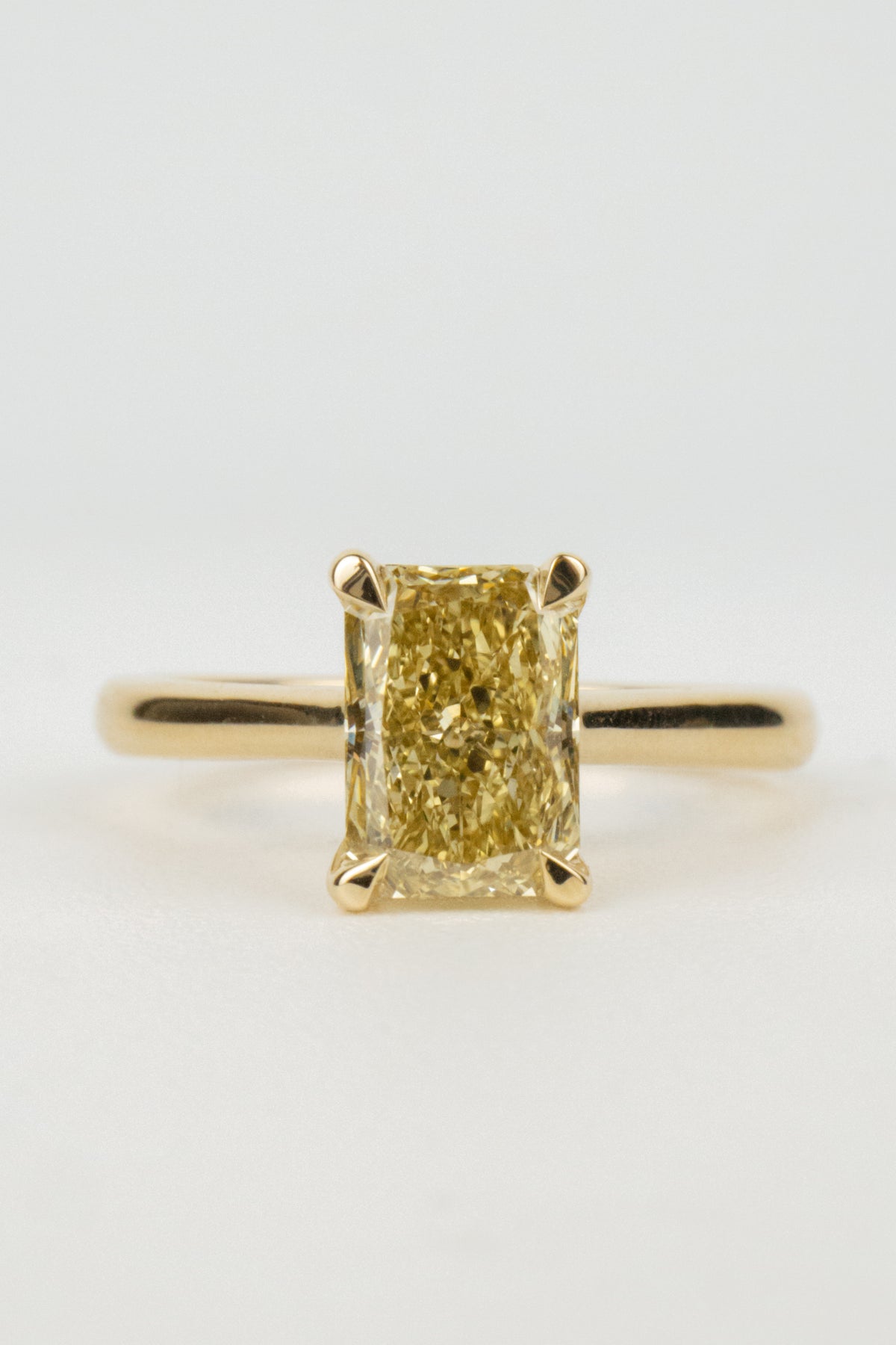 Piper Engagement Ring- 1.5ct Yellow Radiant