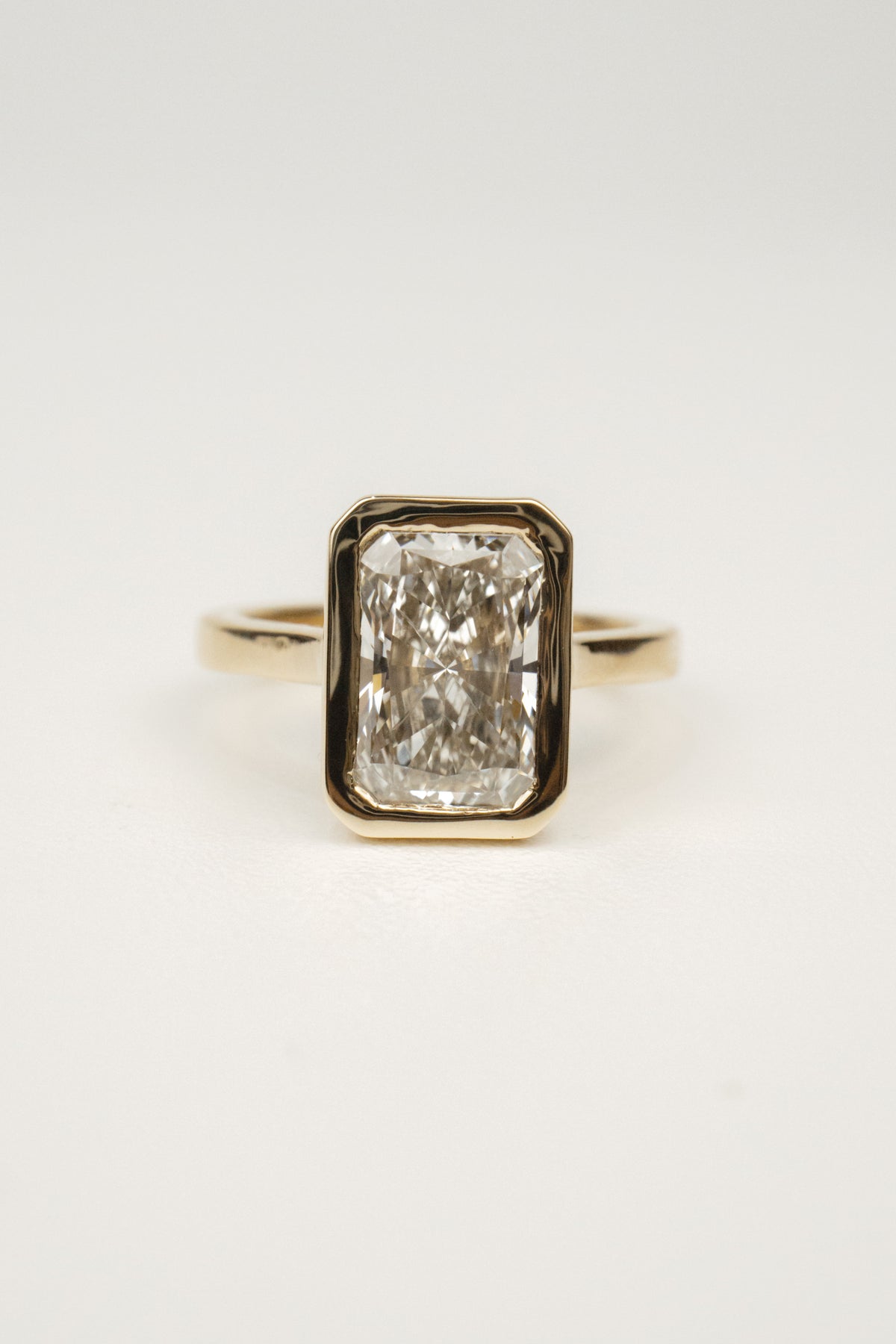 Carsyn Radiant Bezel Engagement Ring