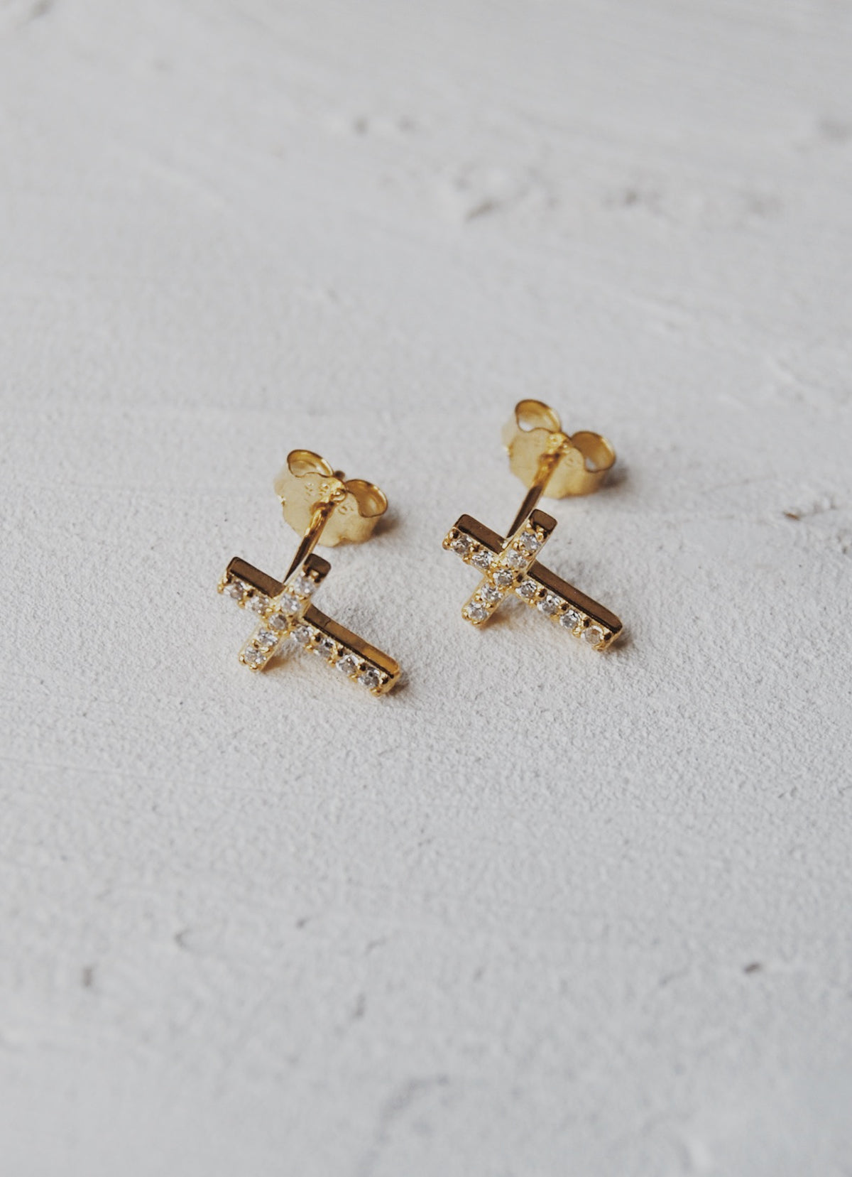 Cross Stud Earrings