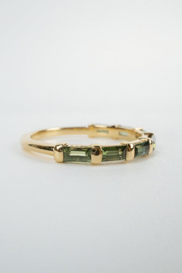 Ellie Wedding Band- Natural Sapphires