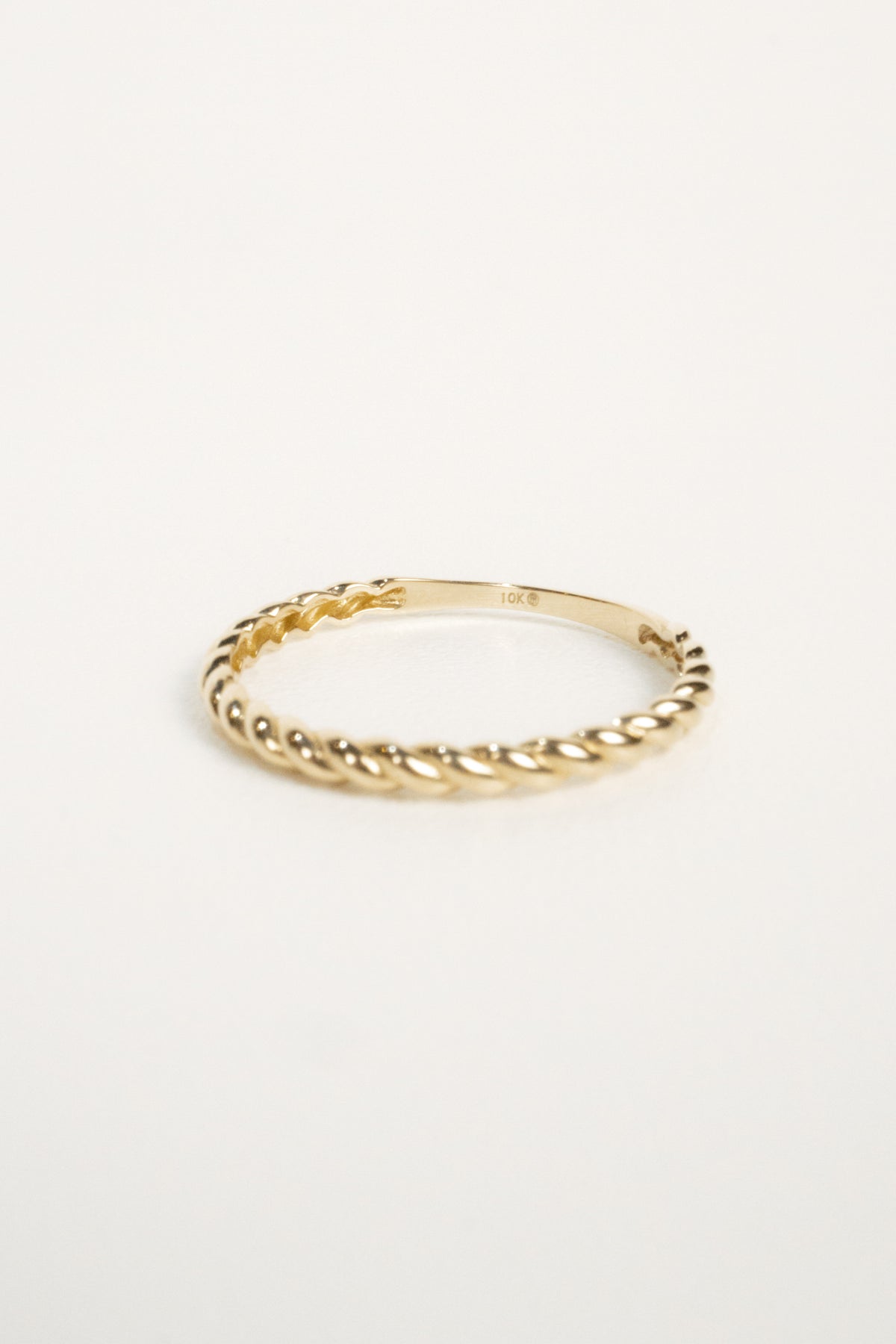 10K Poppy Rope Ring