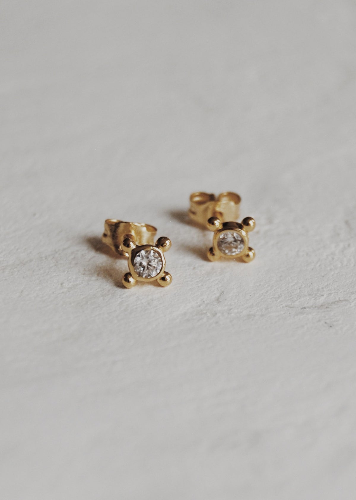 Compass Stud Earrings