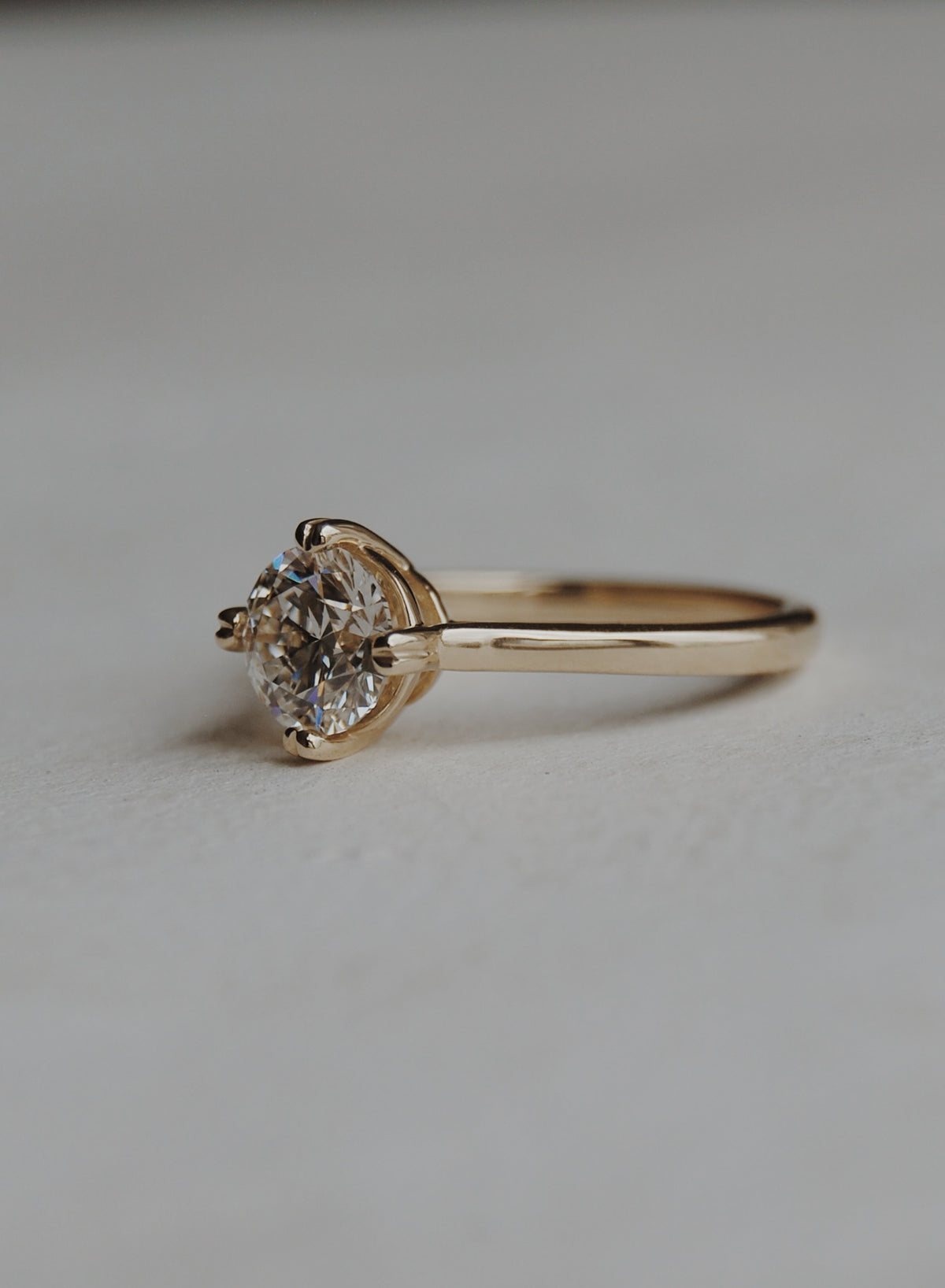 Rowan Round Solitaire Engagement Ring