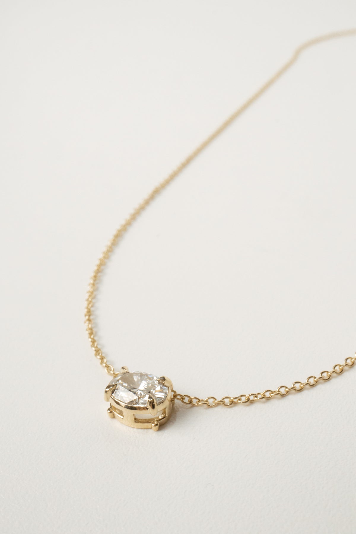 Penn Diamond Necklace- 1ct Oval