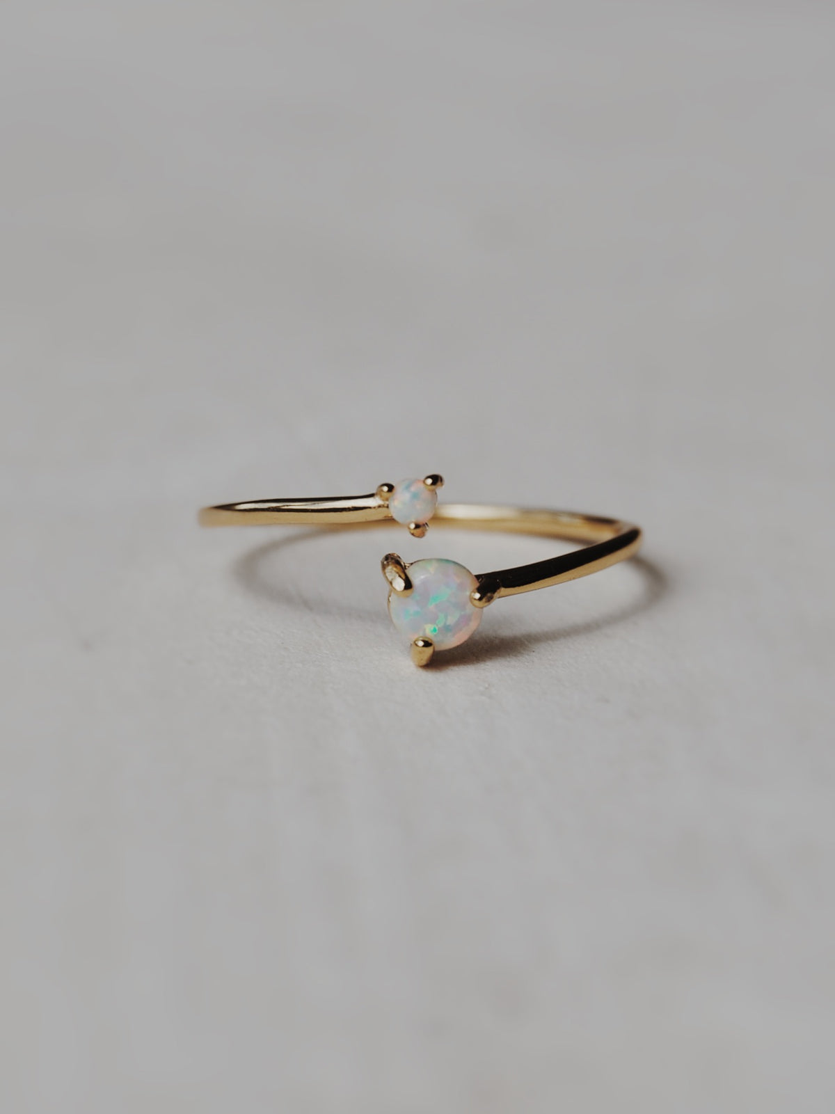 Double Opal Ring
