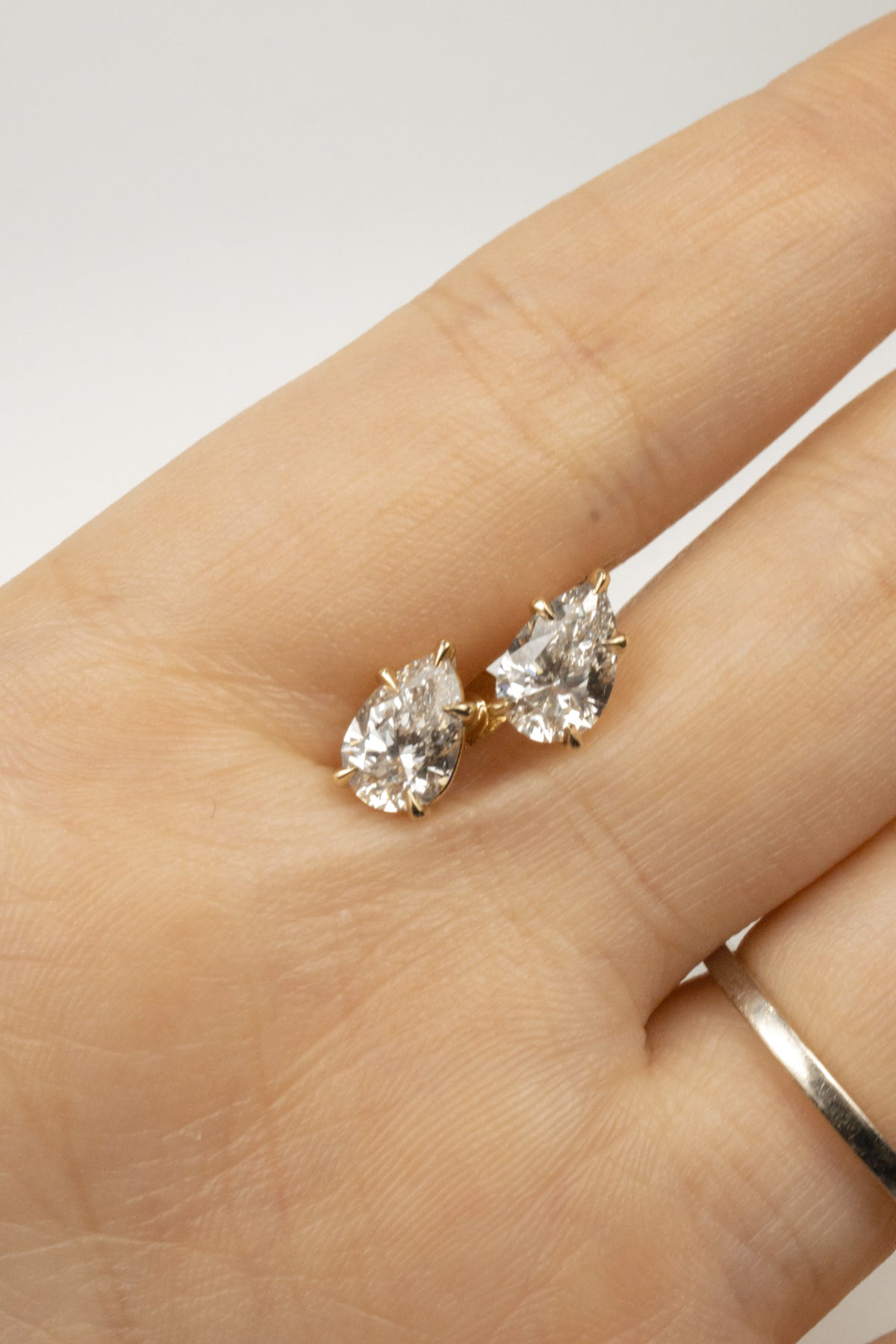 Madden Diamond Earrings- 2ctw Pear