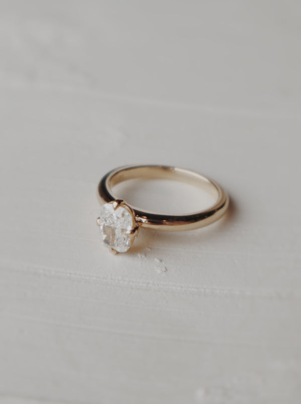 Astrid Elongated Cushion Cut Engagement Ring