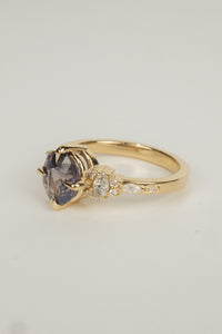 Madeline Engagement Ring- 1.70ct Oval Sri Lanka Sapphire
