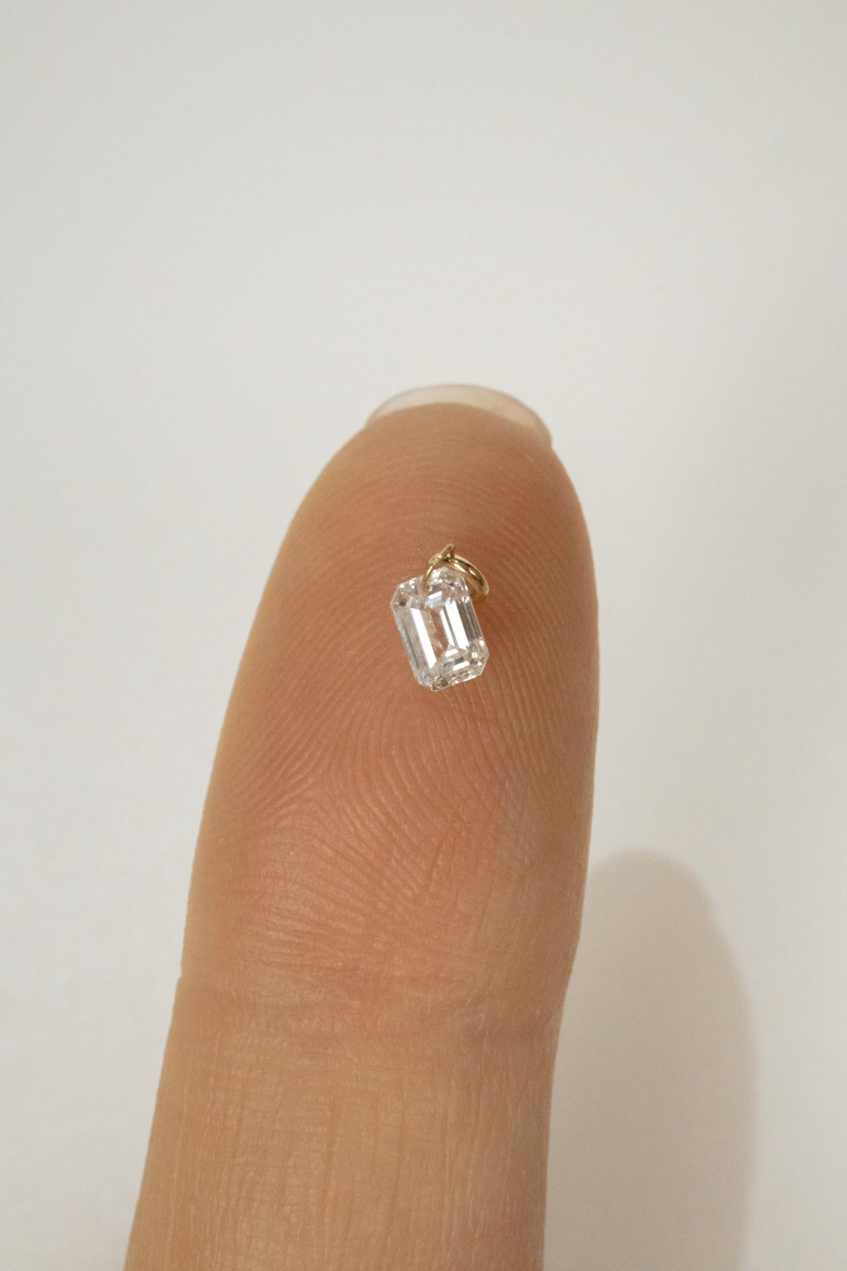 Floating Lab-Grown Diamond Charm