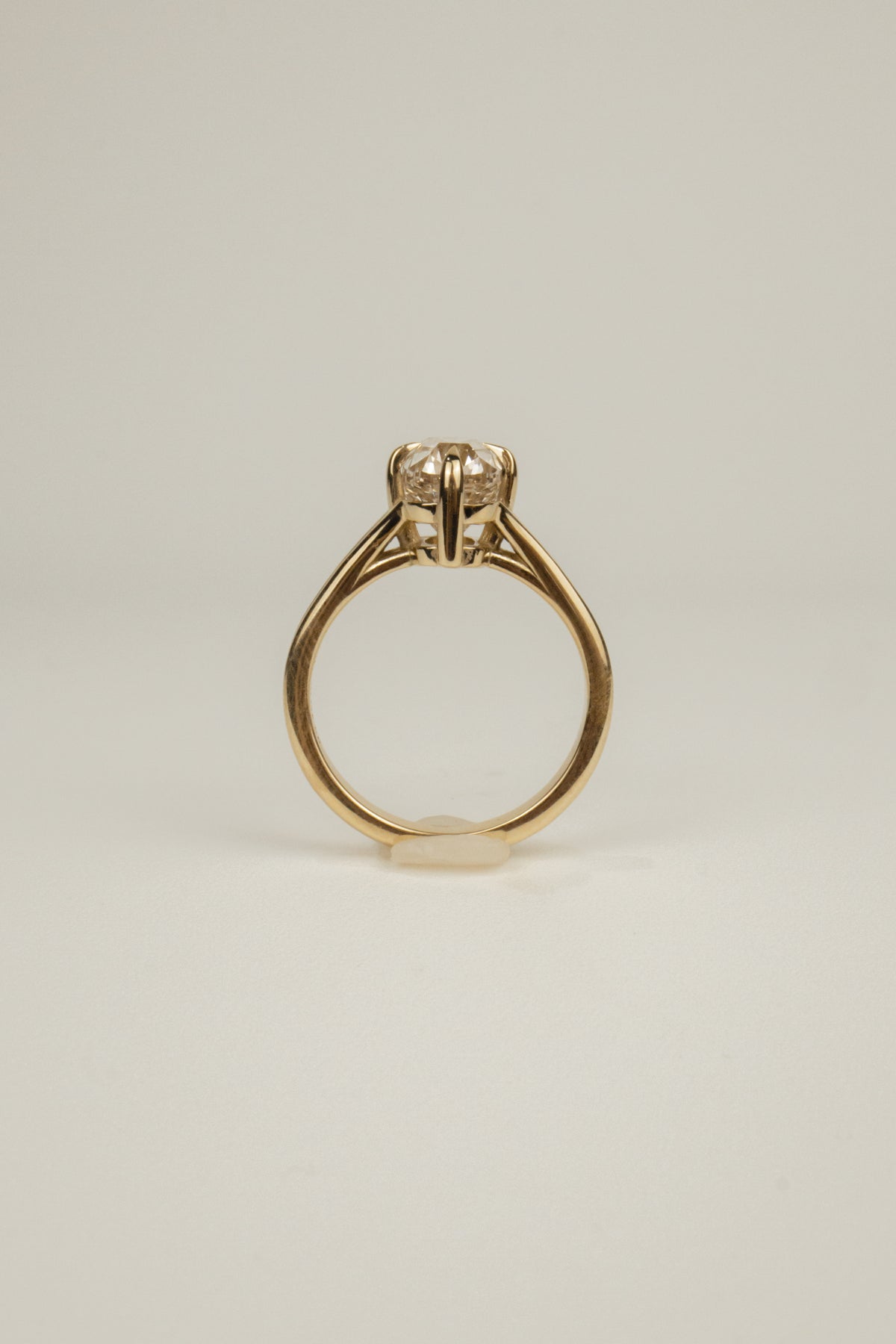 Sylvie Engagement Ring (Modified)- 2.7ct Specialty Champagne Cushion