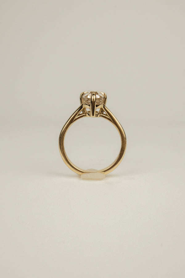 Sylvie Engagement Ring (Modified)- 2.7ct Specialty Champagne Cushion