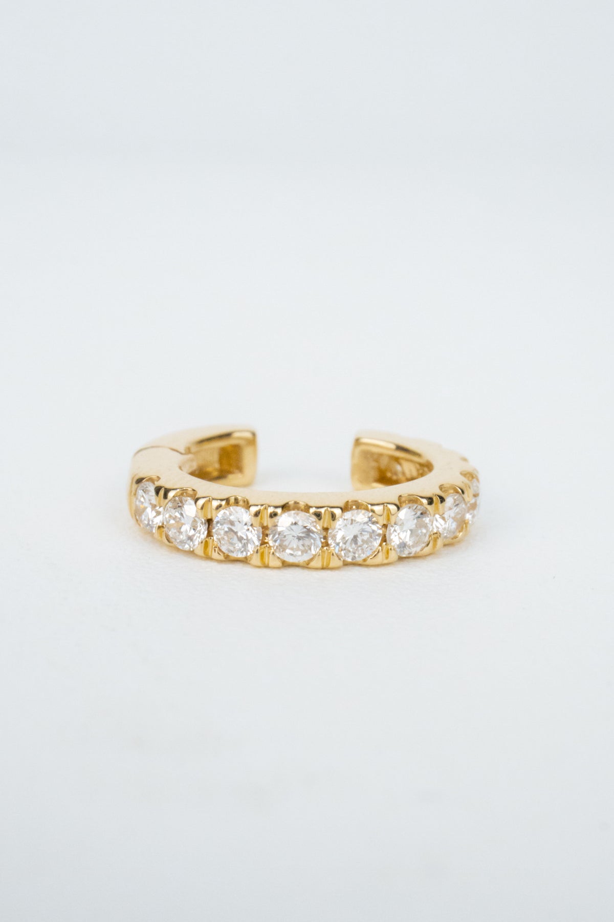 10K Nelle Diamond Ear Cuff- 0.35ctw Laboratory Grown Diamond Rounds