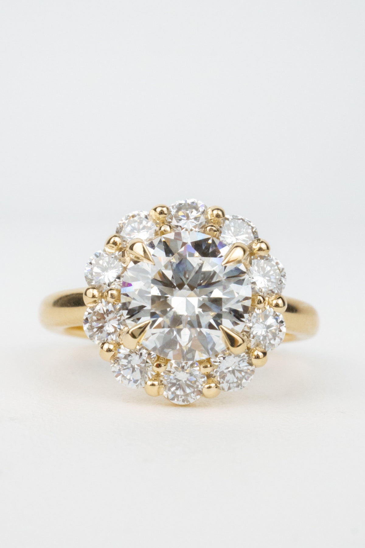 Iverson Engagement Ring- 3.2ctw Round