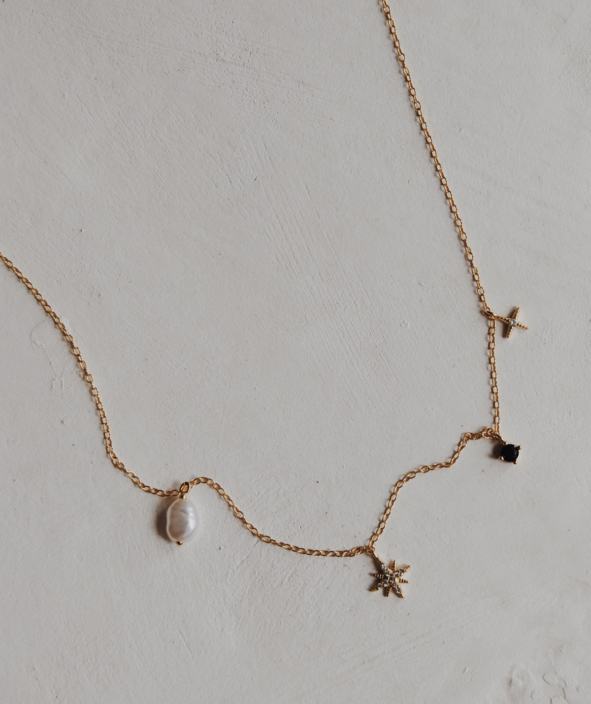 Asymmetrical Charm Necklace