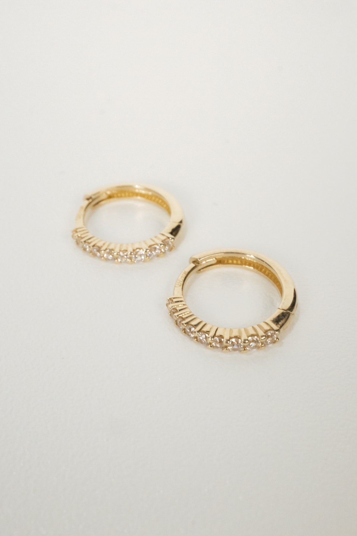 10k Meg Hoop Earrings