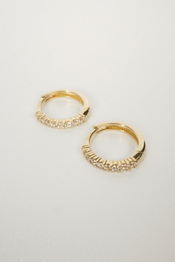 10k Meg Hoop Earrings
