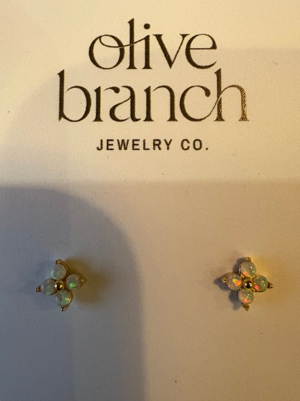 Eden Opal Stud Earrings