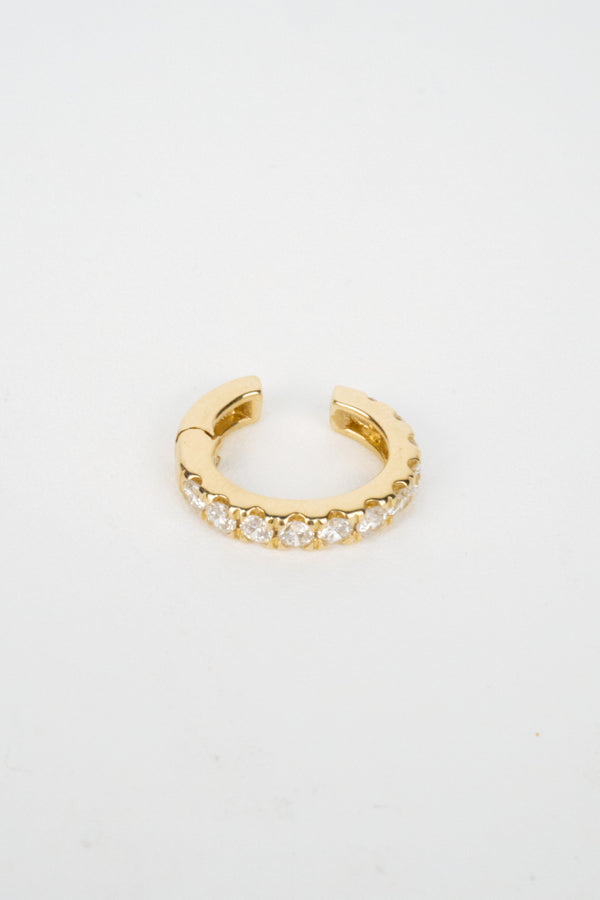 10K Nelle Diamond Ear Cuff- 0.35ctw Laboratory Grown Diamond Rounds
