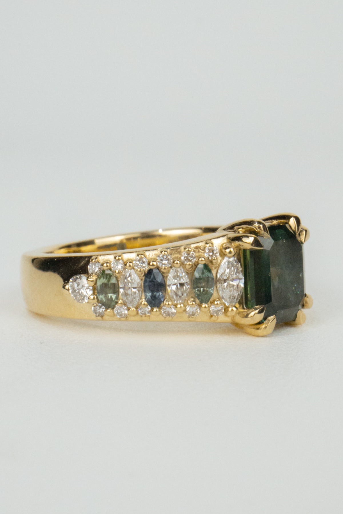 Madden Engagement Ring- 1.6ct Natural Portrait Sapphire