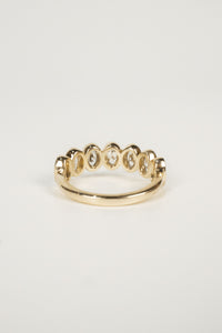 Lawrence Wedding Band- 1.3ctw Oval