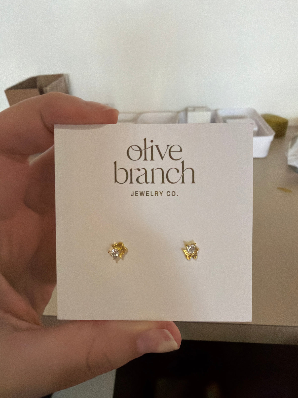 Butterfly Love Stud Earrings