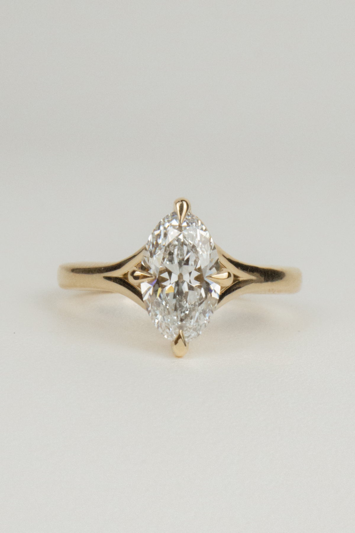 Elliot Engagement Ring- 1.5ct Antique Cut Moval