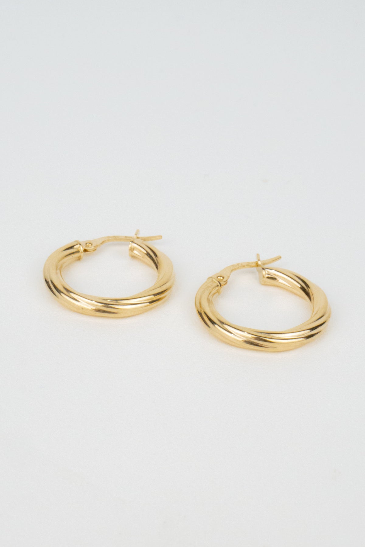 10K June Hoop Earrings
