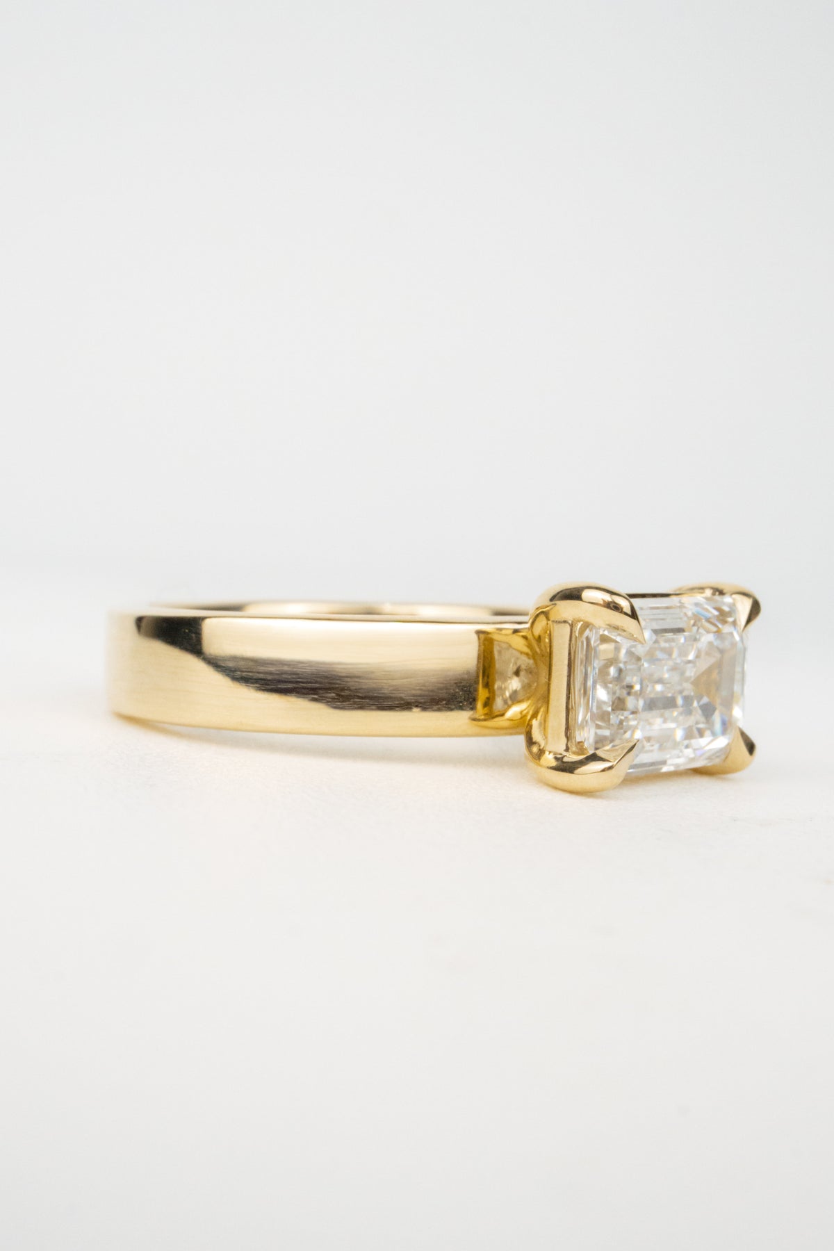 Charlotte Engagement Ring- 2ct Emerald-Cut