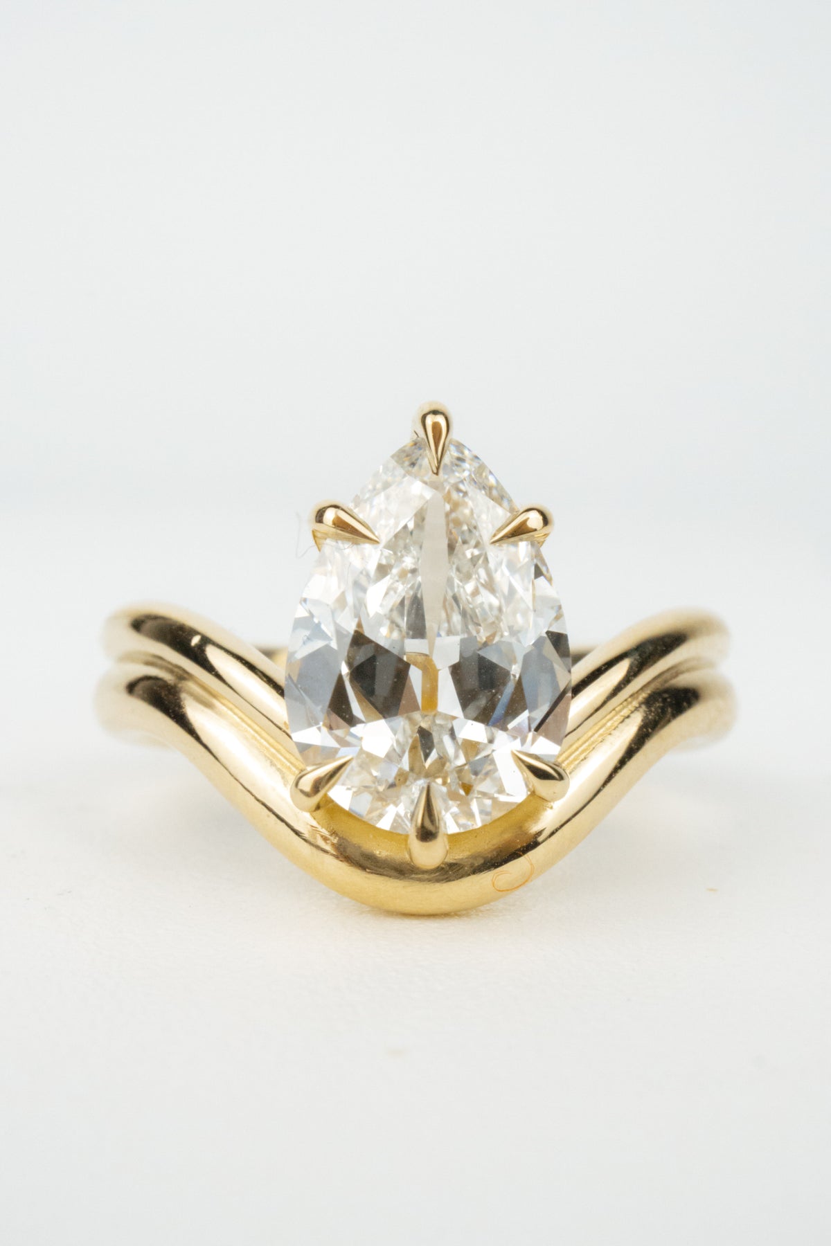 Tyler Engagement Ring- 2.5ct Antique Pear